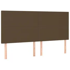 zaglowki-do-lozka-4-szt-ciemnobrazowy-100x5x78-88cm-tkanina