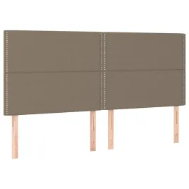 zaglowki-do-lozka-4-szt-taupe-100x5x78-88-cm-tkanina