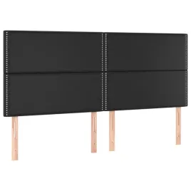 zaglowki-do-lozka-4-szt-czarny-100x5x78-88cm-sztuczna-skora