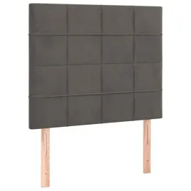 zaglowki-do-lozka-2-szt-ciemnoszary-100x5x78-88cm-aksamitny