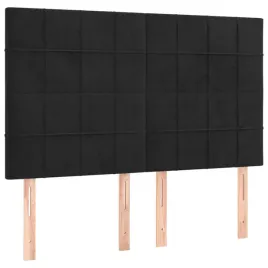 zaglowki-do-lozka-4-szt-czarne-72x5x78-88-cm-aksamit