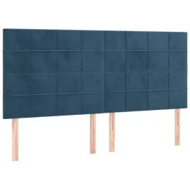 zaglowki-do-lozka-4-szt-ciemnoniebieski-90x5x78-88cm-aksamit