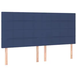 zaglowki-do-lozka-4-szt-niebieskie-100x5x78-88-cm-tkanina