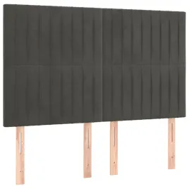 zaglowki-do-lozka-4-szt-ciemnoszare-72x5x78-88-cm-aksamit
