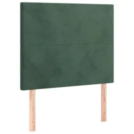 zaglowki-do-lozka-2-szt-ciemnozielony-100x5x78-88cm-aksamit
