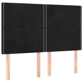 zaglowki-do-lozka-4-szt-czarne-72x5x78-88-cm-aksamit