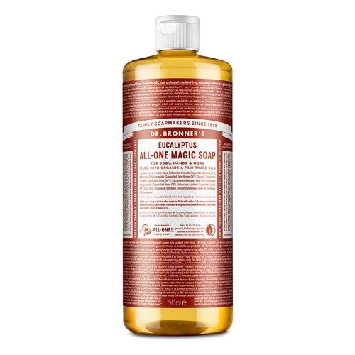 Zdjęcia - Mydło ﻿ kastylijskie w płynie 18w1 Dr. Bronner's eukaliptusowe 945 ml.