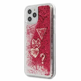 guess-hardcase-glitter-charms-iphone-12-mini-raspberry
