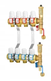 komplet-rozdzielacza-z-zaworami-termostatycznymi-oraz-zaworami-1-x-3-4-2
