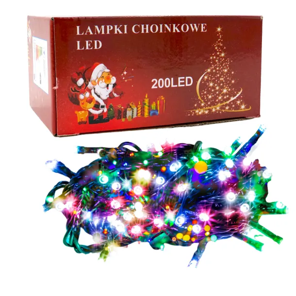lampki-choinkowe-200led-multicolor-stan-nowy