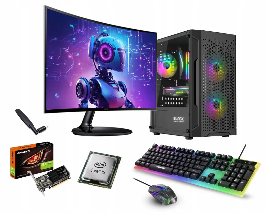 ZESTAW KOMPUTEROWY I5 16GB 960SSD GT1030 2GB WIN10 WIFI MONITOR 24 zestaw-komputerowy-i5-16gb-960ssd-gt1030-2gb-win10-wifi-monitor-24