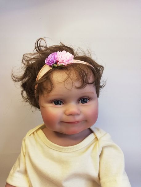 Zdjęcia - Lalka ﻿ Winylowa Reborn Doll JAK ŻYWA noworodek 46 cm PREZENT DZIEŃ DZIECKA