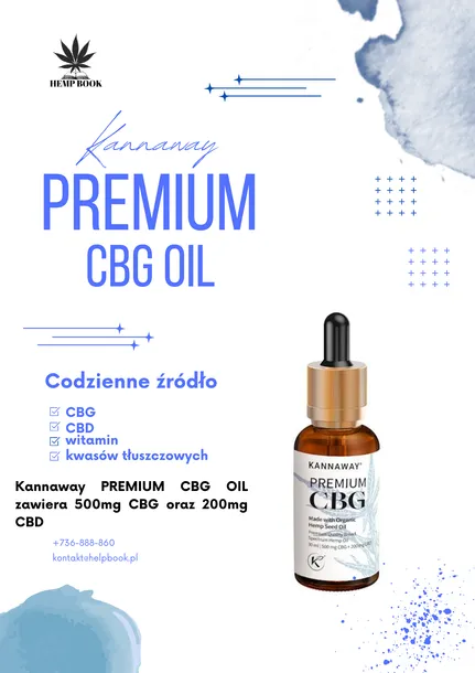 KANNAWAY PREMIUM CBG 30ml KANNAWAY プレミアムCBGオイ30mL