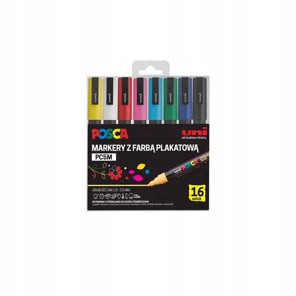 markery-pc-1m-16-kolorow-posca-uni-grubosc-0-7-mm