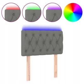 zaglowek-do-lozka-z-led-ciemnoszary-80x7x78