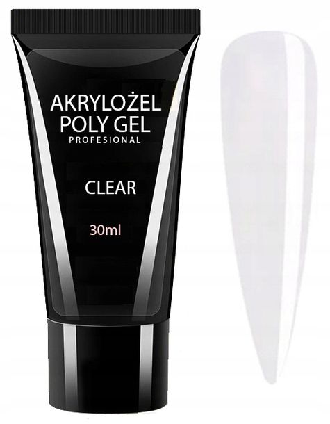 Zdjęcia - Lakier do paznokci Poly ﻿AKRYLOŻEL BUDUJĄCY ACRYLGEL FLEXY  GEL 30ML CLEAR 