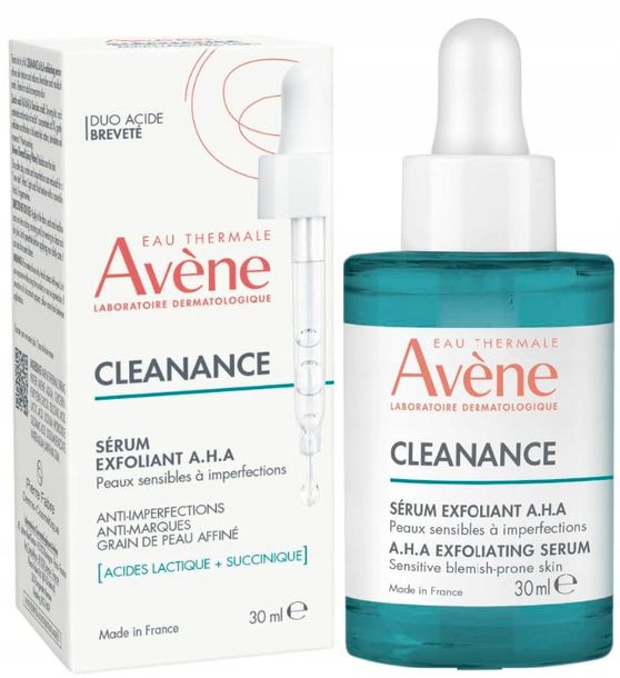 Фото - Крем і лосьйон Avene ﻿ Cleanance serum złuszczające A.H.A. 30 ml 