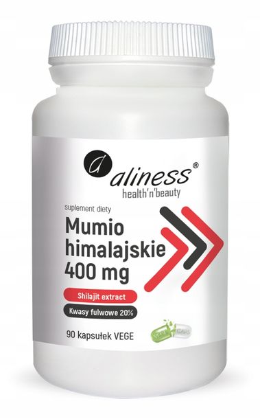 Aliness MUMIO himlajskie SHILAJIT EKSTRAKT 90 kaps-Zdjęcie-0