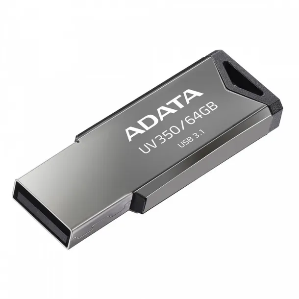 adata-pendrive-uv350-64gb-usb-3-2-gen1-metallic-kolor-srebrny