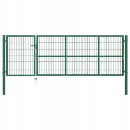 brama-ogrodzeniowa-ze-slupkami-350-x-100-cm-stal