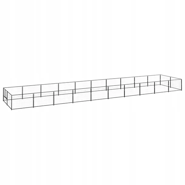 kojec-dla-psa-czarny-20-m-stalowy-material-wykonania-metal