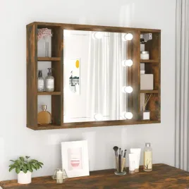 szafka-z-lustrem-i-led-przydymiony-dab-76x15x55