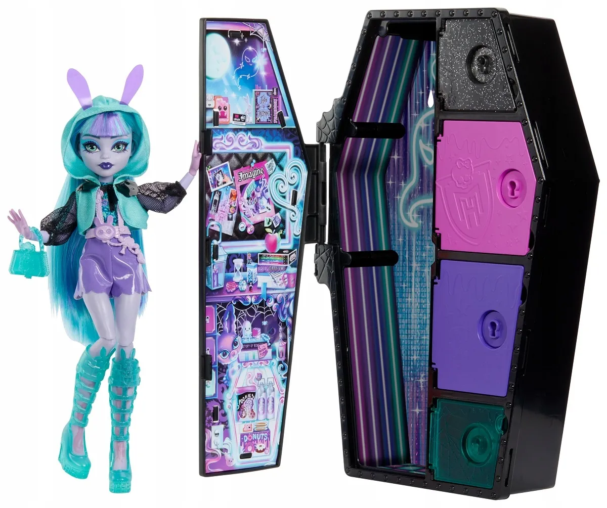 MONSTER HIGH STRASZYSEKRETY TWYLA S3 NEONOWA HNF82