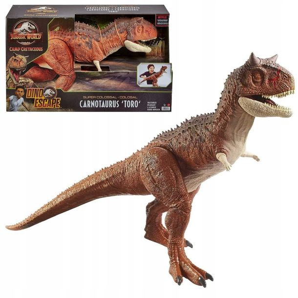 Zdjęcia - Figurka / zabawka transformująca Park Jurassic World Super Colossal KARNOTAUR HBY86  JURAJSKI DINOZAUR 