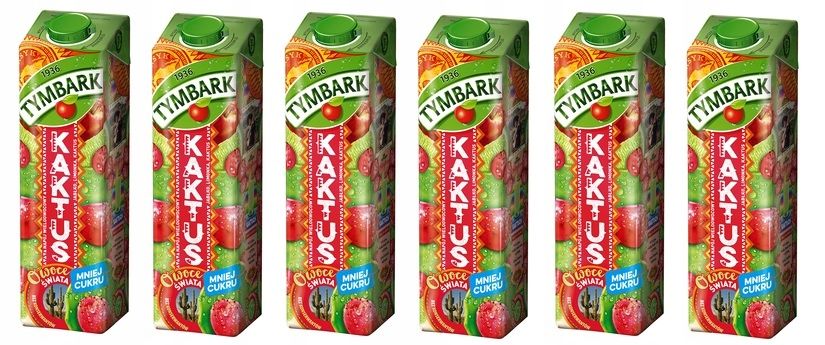 6x 1L TYMBARK Owoce wiata Kaktus napj ZGRZEWKA  173878989 - ERLI.pl