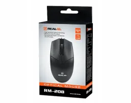 mysz-przewodowa-real-el-rm-208-czarna-usb-1200-dpi