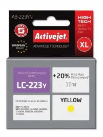 tusz-do-brother-lc223y-activejet-ab-223yn-zolty
