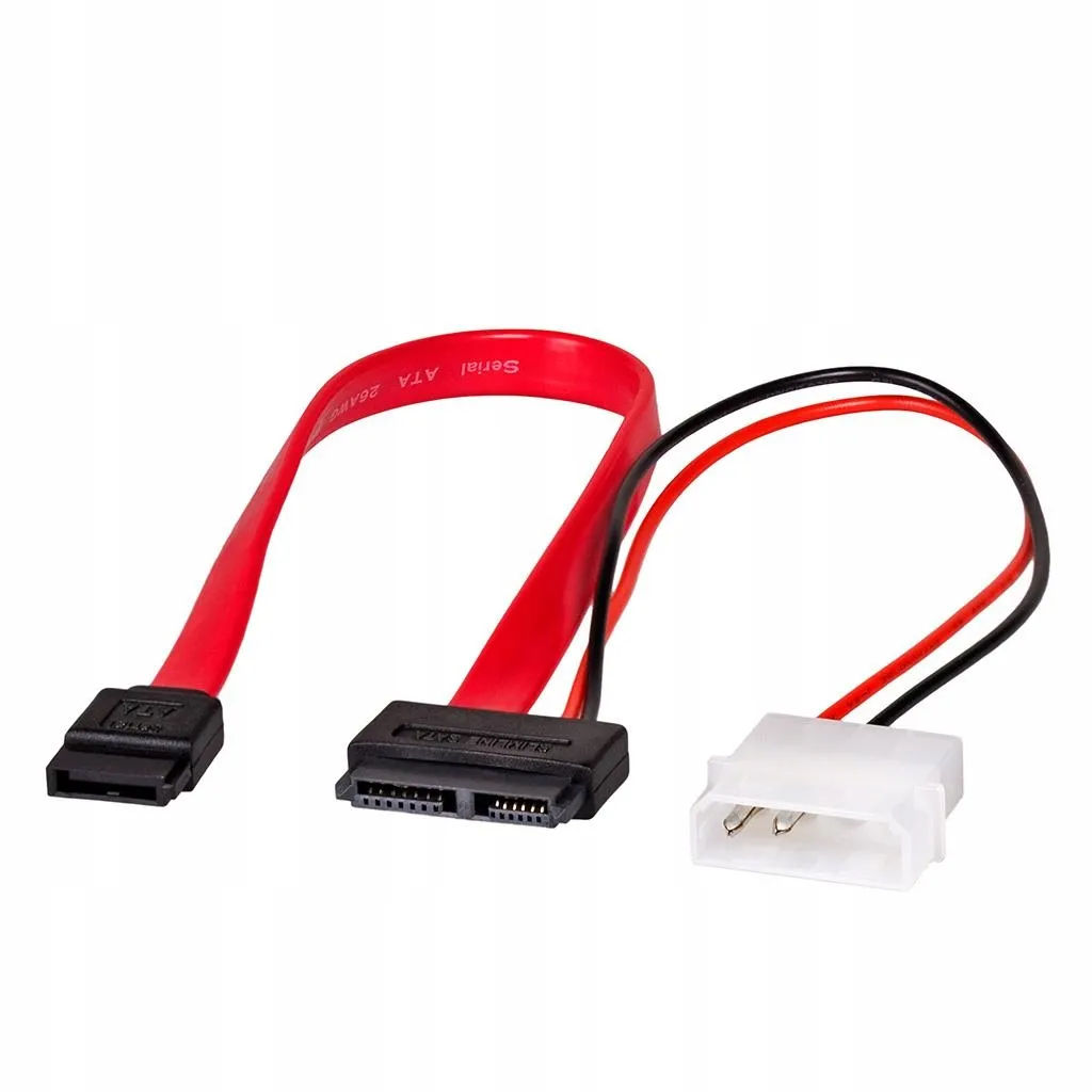 kabel-sata-data-slimline-zasilajacy-20cm-stan-nowy