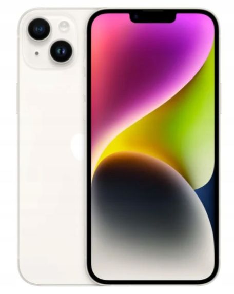 ﻿APPLE IPHONE 14 128GB BIAŁY | BATERIA 100% | GRATIS