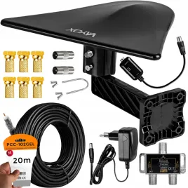 antena-dvb-t2-do-tv-naziemnej-wzmacniacz-4k-vayox-zestaw-na-2tv-kabel-20m