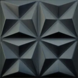 nowosc-panel-scienny-sufitowy-kaseton-3d-origami-czarny-sklep