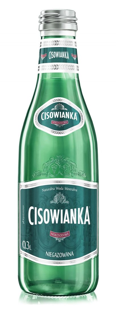 Woda Cisowianka Classique, Niegazowana, Butelka Szklana, 0,3L - ERLI.pl