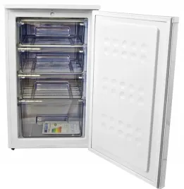 EllaホワイトS Mała zamrażarka szufladowa 85L 4 Szuflady 41dB 85cm Biała