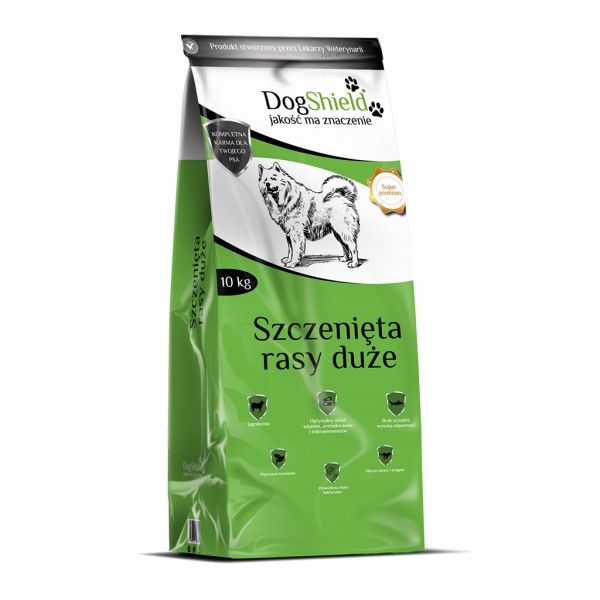 Zdjęcia - Karm dla psów ﻿Sucha Karma DogShield jagnięcina dla szczeniąt dużych ras 10 kg