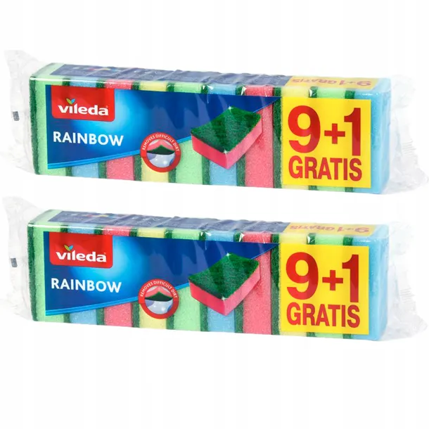 vileda-gabeczki-do-naczyn-9-1-rainbow-stan-nowy-material-wykonania-gabka