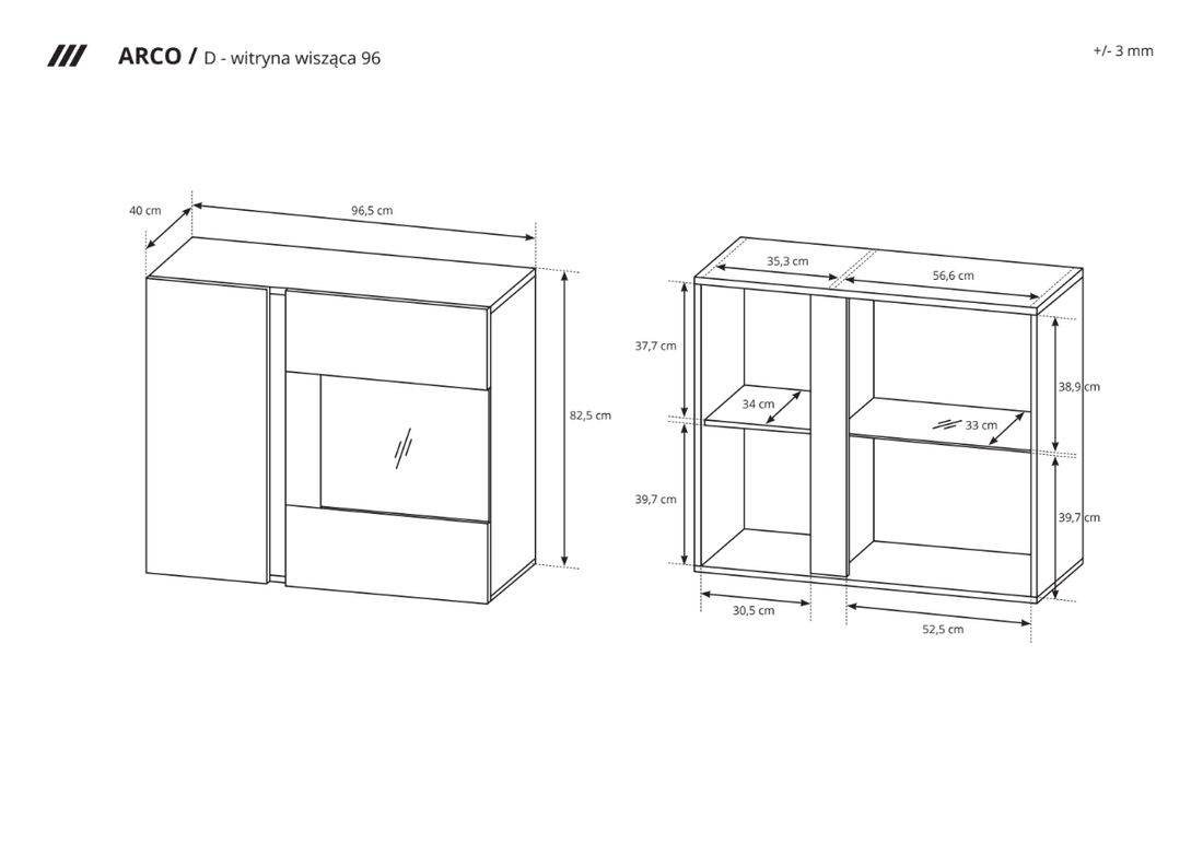 witryna-wiszaca-arco-bialy-polysk-96-cm