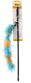 zabawka-dla-kota-z-niebiesko-pomaranczowymi-piorkami-dingo-wedka-47cm