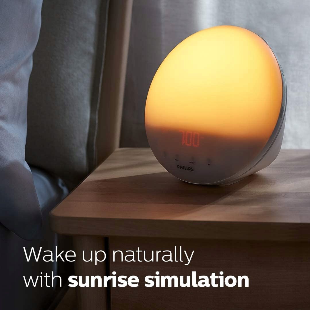 BUDZIK PHILIPS WAKE-UP LIGHT ŚWIETLNY LAMPA SYMULACJA