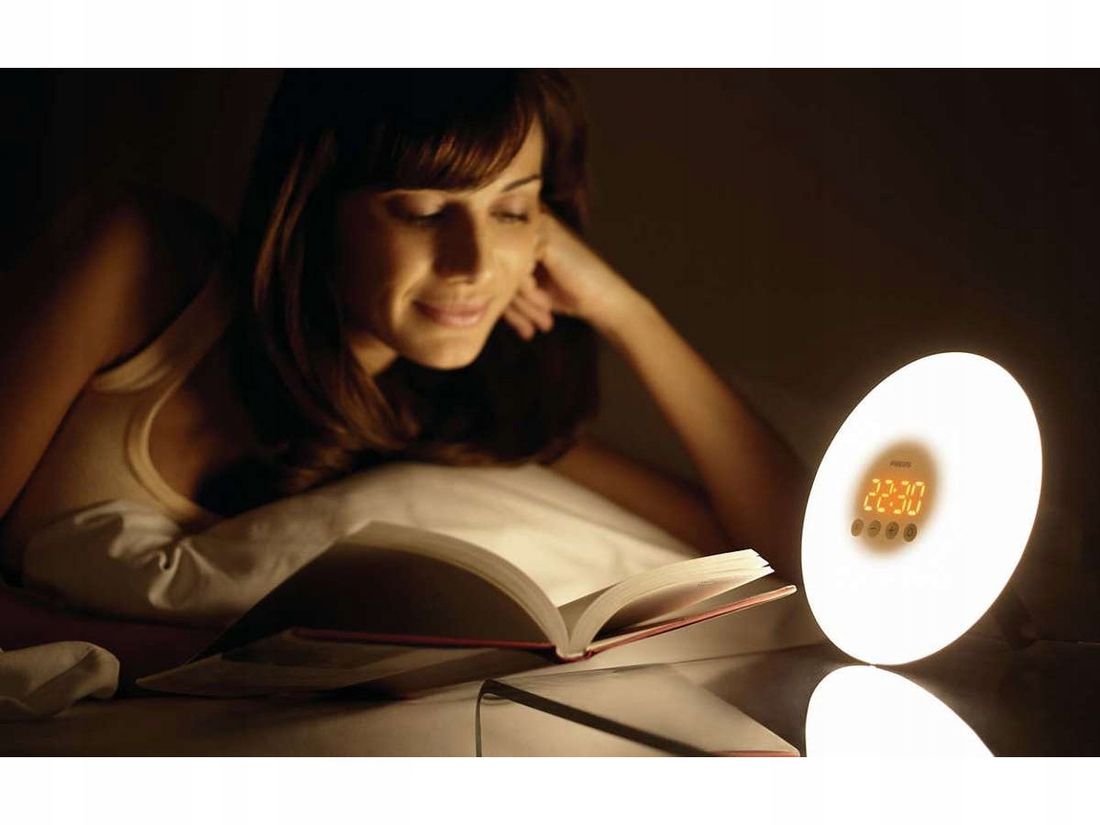 BUDZIK WIETLNY PHILIPS WAKE UP LIGHT LAMPA SYMULACJA WSCHODU S O CA HF3500 174547144 ERLI.pl