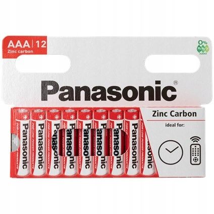 Фото - Акумулятор / батарейка Panasonic Baterie  R3 - 1,5 V AAA 12 szt paluszki 
