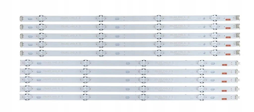 Listwy LED 55UJ63_UHD_A / B LG 55UJ6307 55UJ635V 55UJ634V