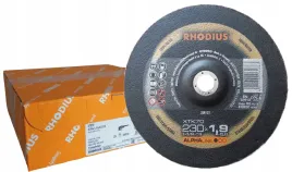 rhodius-208122-xtk70-tarcza-do-ciecia-metalu-inox-230x19-x2223-kpl-25szt