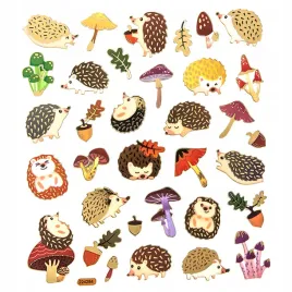 naklejki-polyskujace-jeze-34szt-dpcraft-jesienne-wzory-jesien-ozdobne-jezyk