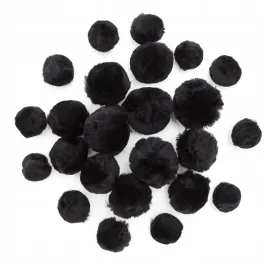 pompony-akrylowe-mix-czarne-24-szt-dpcraft-pomponiki-kuleczki-kulki-black