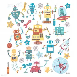 naklejki-z-brokatem-roboty-28-szt-dpcraft-scrapbooking-robot-mix-wzorow