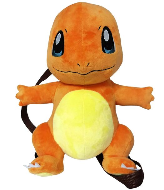 Zdjęcia - Plecak szkolny (tornister) CYP Pokemon CHARMANDER Plecak pluszowy 32cm Plecaczek MASKOTKA 